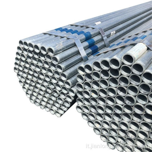 Tubo d'acciaio zincato ASTM A105 per serra